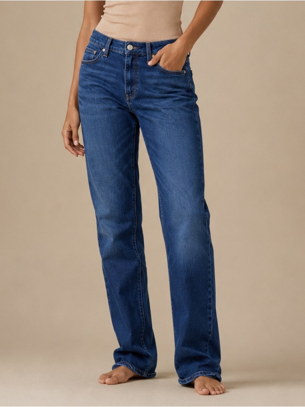 Paige Jacqueline Straight Leg Jeans Dark Wash Size 32